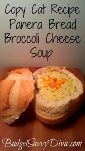 Panera Bread Broccoli Cheese Soup by Budget savvy diva