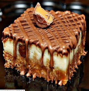Rolo Cheesecake Bars by Danielle