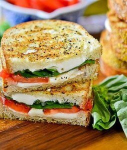 Grilled Margherita Sandwich