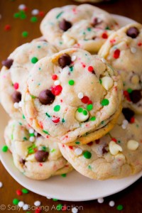 Cake Batter Chocolate Chip Cookies by Sallys baking addiction