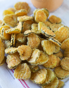 Fried Pickles from Table for two blog