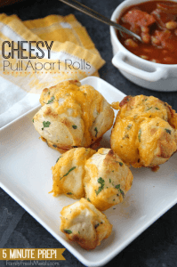 Easy Cheesy Pull Apart Rolls from Family fresh meals